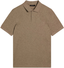 Troy Polo Shirt Designers Polos Short-sleeved Beige J. Lindeberg