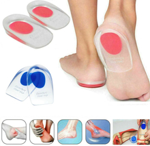 Heel Support Shoe Pads Gel Silicone Orthotic Plantar Care