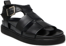 Mildred Shoes Summer Shoes Flat Sandals Svart Pavement*Betinget Tilbud