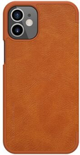NILLKIN Qin Series Leather Unique Shell with Card Slot Phone Case for iPhone 12 mini