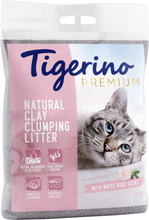 Zum Sparpreis! Tigerino Premium Katzenstreu 2 x 12 kg - Canada Style: Weisse Rosenduft