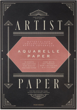 Paper Pad - Aquarelle Home Decoration Office Material Calendars & Notebooks Grey PRINTWORKS