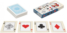 2x Poker/kaartspel speelkaarten Engelstalig