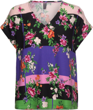 Cutrudy Capsleeve Tops Blouses Short-sleeved Multi/patterned Culture