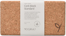 Cork Block, Standard - Yogiraj Sport Sports Equipment Yoga Equipment Yoga Blocks And Straps Beige Yogiraj