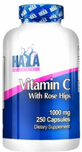 Vitamin C With 1000mg Rose Hips Haya Labs 250caps