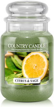 Country Candle Citrus & Sage Scented Candle 680 g