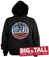 Route 66 - Hot Rod Garage Big & Tall Hoodie, Hoodie