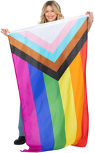Stort Pride Rainbow Flagg 90x150 cm