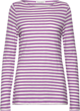 T-Shirts Long Sleeve Tops T-shirts & Tops Long-sleeved Purple Marc O'Polo