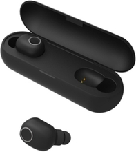 Q1 TWS Earbuds Bluetooth 5.0 Wahre drahtlose Kopfhörer In-Ear-Musikkopfhörer IPX4 Wasserdichtes Sport-Headset mit Mikrofon-Ladekoffer
