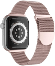 Apple Watch (45mm) milanese fine mesh watch strap - Rose Pink