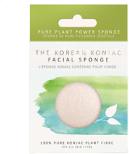 Korean Konjac Sponge Premium Facial Puff Pure White