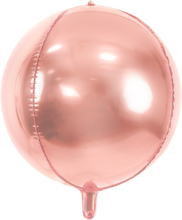 Rosé Gullfarget Metallisk Orbz / Ballongboble 40 cm