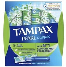 Super tamponer Tampax Pearl Compak (16 uds)