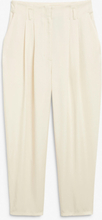 Paperbag style trousers - Beige