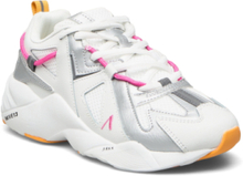 Tuzon Leather W13 White Silver Vivid Pink - Women Shoes Sneakers Chunky Sneakers Hvit ARKK Copenhagen*Betinget Tilbud