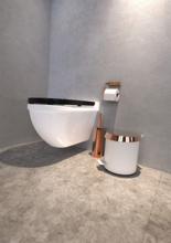 Frost Quadra toiletbørste 3, gulv, poleret kobber