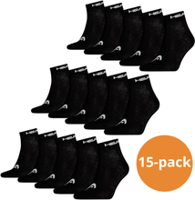 Head Quarter sokken 15-pack Zwart-39/42