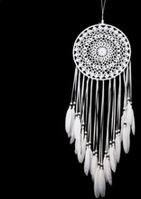 Creative Hand-Woven Crafts Dream Catcher Home Car Wall Hanging Decoration(White)