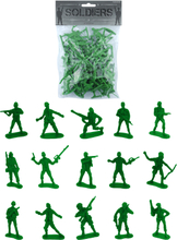 100x Speelgoed soldaatjes/soldaten figuren 3,5 - 7 cm