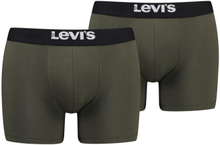 Levi's Boxershorts Solid Basic Organic Cotton 2-pack Khaki-L