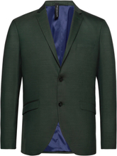 Slhslim-Mylostate Flex Green Blz B Suits & Blazers Blazers Single Breasted Blazers Green Selected Homme