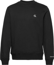 Ck Essential Reg Cn Tops Sweatshirts & Hoodies Sweatshirts Black Calvin Klein Jeans