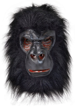 Bristol Novelty Unisex Adults Latex Gorilla Mask With Hair