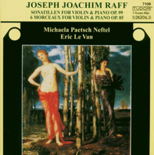 Raff Joseph Joachim: Sonatas For Violin And ...