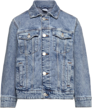 Jacket Denim Kim Outerwear Jackets & Coats Denim Jacket Blå Lindex*Betinget Tilbud