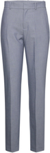 Straight Suit Trousers Trousers Suitpants Blå Mango*Betinget Tilbud