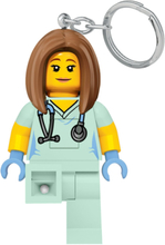 Lego Iconic, Nurse, Key Chain W/Led Light, H Accessories Bags Bag Tags Multi/mønstret LEGO*Betinget Tilbud