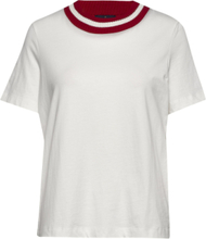 Corrine Tee Tops T-shirts & Tops Short-sleeved White Morris Lady