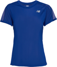 Impact Run Ss T-shirts & Tops Short-sleeved Blå New Balance*Betinget Tilbud