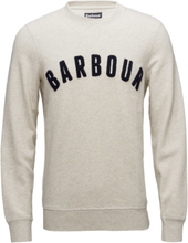 Barbour Prep Logo Crew Tops Sweatshirts & Hoodies Sweatshirts Grey Barbour