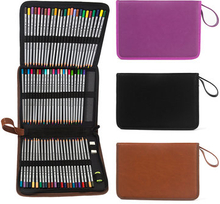 72 Slots 3 Layer Color Pencil Pen Case Box Storage Holder Bag Art Supplies Pouch Storage Container