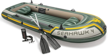 INTEX Seahawk 4 Set Gommone con Remi e Pompa 68351NP