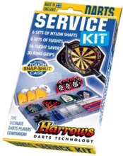 Harrows Darts Darts Service Kit, Dartstikan lisätarvikepakkaus, Monivärinen, 59 kpl