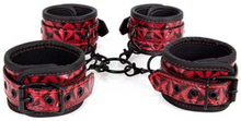 Diabolique Dark Hog-Tie With Cuffs Red Hogtie