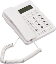 Desktop Corded Landline Phone Fixed Telephone Big Button for Elderly Seniors Phone with LCD Display Mute/ Pause/ Hold/ Flash/ Redial/ Hands Free Functions for Home Hotel Office Bank Call Center