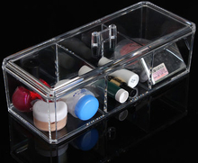 Acrylic Clear Make Up Organizer Cosmetic Display Jewellery Drawers Storage Case