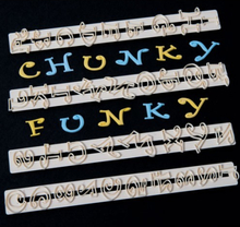 Utstickare Bokstäver & siffror, Chunky Funky
