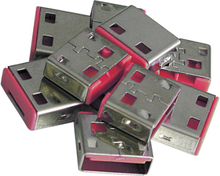 Lindy Port Blocker Usb Pink 10-pack Without Key