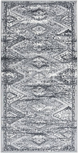 vidaXL Gångmatta grå orientalisk BCF 80x150 cm