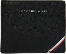 Th Central Mini Cc Wallet Accessories Wallets Cardholder Black Tommy Hilfiger