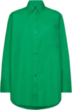 Shirt Julie Langermet Skjorte Grønn Lindex*Betinget Tilbud