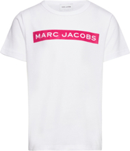 Short Sleeves Tee-Shirt T-shirts Short-sleeved Hvit Little Marc Jacobs*Betinget Tilbud