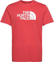 M S/S Easy Tee - Eu T-shirts Short-sleeved Rød The North Face*Betinget Tilbud