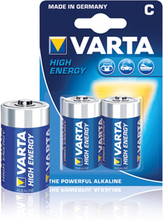 C Batterijen Varta High Energy, 2 stuks in blister